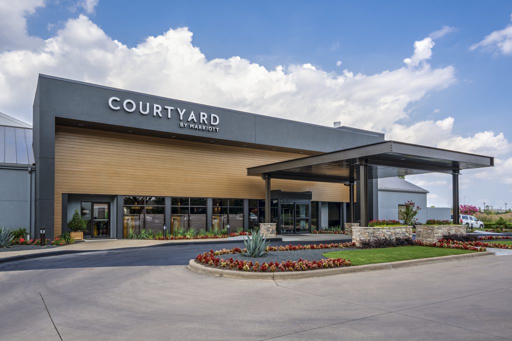 Archer Construction & Design was the commercial contractor for the exterior renovations to the DFW Courtyard Marriott North in Grapevine Texas